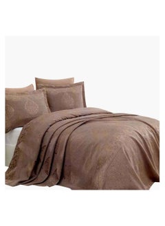 Family Bed quilt Set Jacquard 3 pieces size 240 x 240 cm model 404 from Family Bed  - Image 2