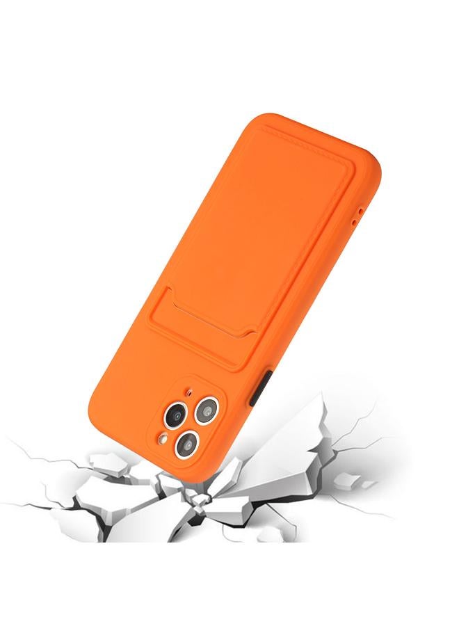 اس-توب جراب حماية TPU مقاوم للصدمات بتصميم فتحة للبطاقات لهاتف iPhone 11 Pro - Image 4