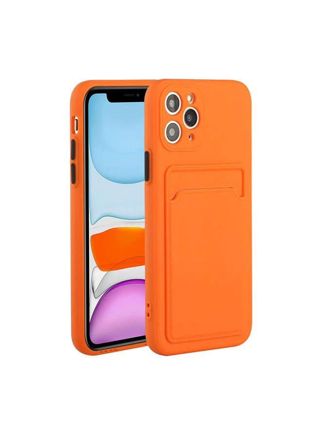 اس-توب جراب حماية TPU مقاوم للصدمات بتصميم فتحة للبطاقات لهاتف iPhone 11 Pro - Image 1