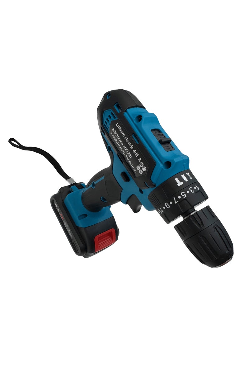 BONAI BN-HK62 Cordless Drill Driver 36VF 2.0Ah Li-Ion Battery, 40N·m Torque, 10mm Chuck, 2-Speed 0-350/0-1400 RPM, Variable Speed, LED Light, Compact Electric Screwdriver Kit - Image 3