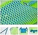 BornFeel Large Mesh Bag for Beach Toys Beach Bag for Sand Toys Mesh Sand Toy Bag Tote GreenBlue 18 x 12 x 18 Inch - Image 3