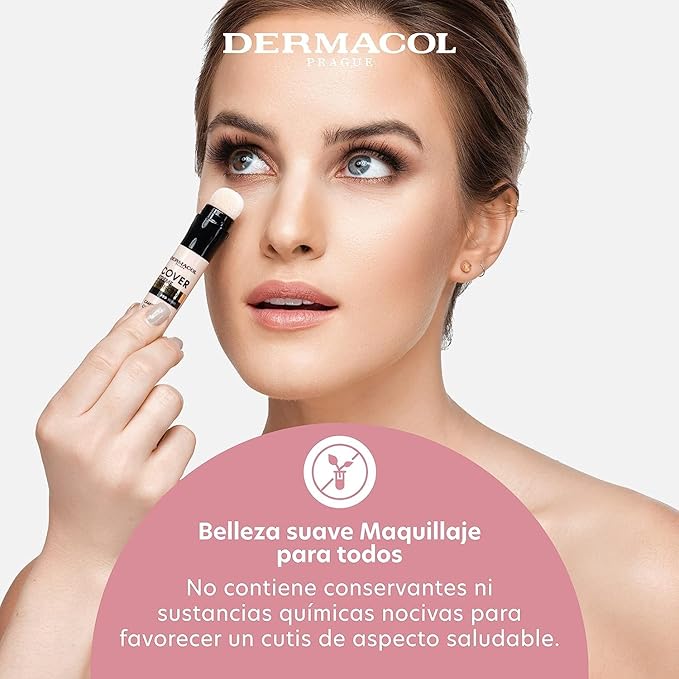 Dermacol Cover Xtreme Corrector Contour Stick Long Lasting NonAllergenic Liquid Contour with SPF30 High Coverage Light Formula Dark Circle Colour Corrector for AcneProne Skin 208 - Image 5