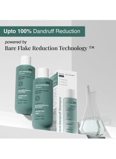 BARE ANATOMY Expert Anti-Dandruff Shampoo + Mask | Dandruff Reduction | Targets Oily Scalp & Sheds Dry Flakes | Advanced Hair Growth Serum |Hair growth & Hair fall control serum for Women & Men  - Image 2