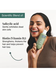BARE ANATOMY Expert Anti-Dandruff Shampoo + Mask | Dandruff Reduction | Targets Oily Scalp & Sheds Dry Flakes | Advanced Hair Growth Serum |Hair growth & Hair fall control serum for Women & Men  - Image 4