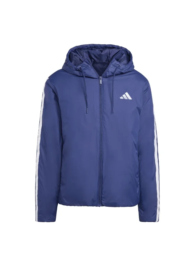 adidas Adidas Ess 3S Ins Hd J Blue Jacket (Midweight) Jackets For Men
