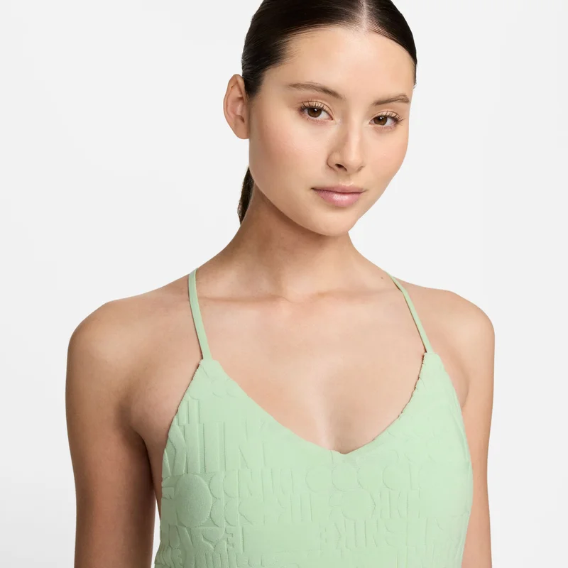 نايكي بدلة سباحة قطعة واحدة نسائية بتصميم ريترو بتصميم -