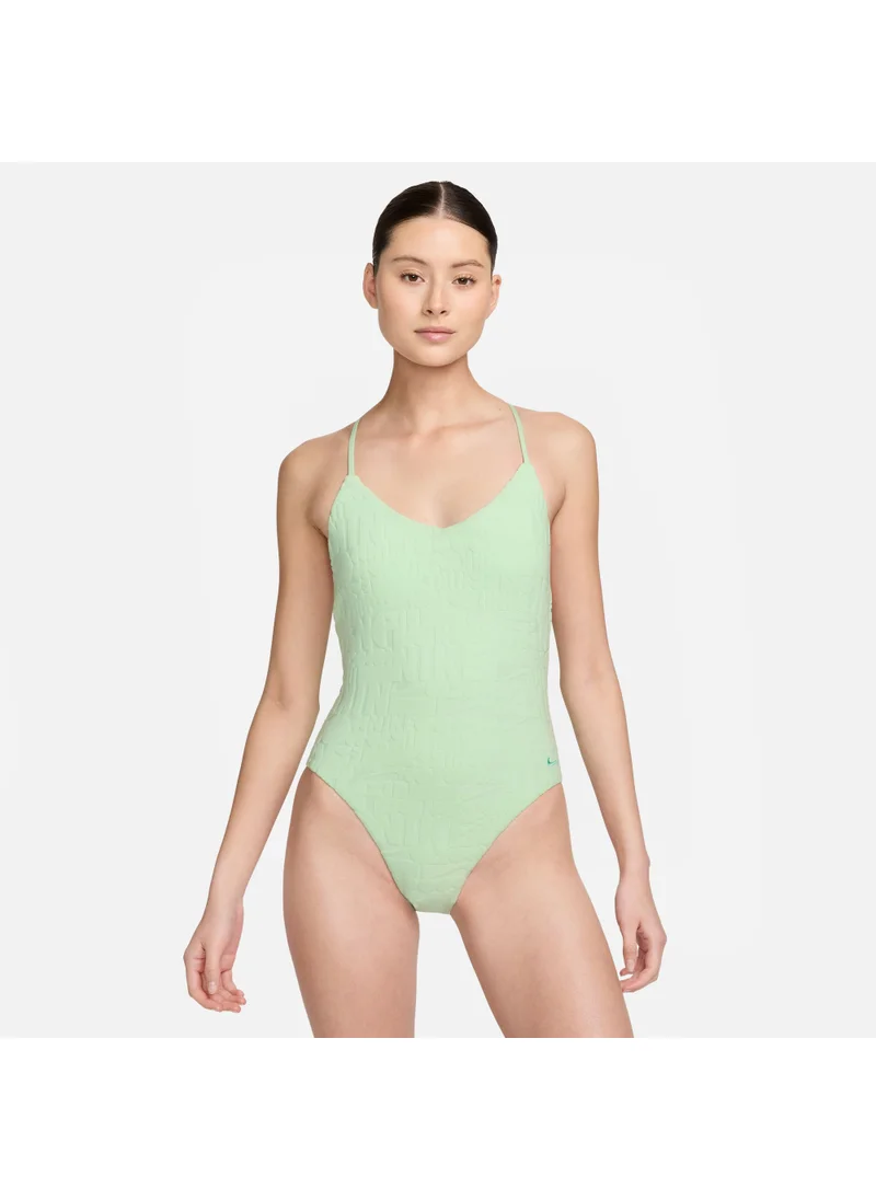 Nike Women's Swim Retro Flow T-Back One-Piece Swimsuit