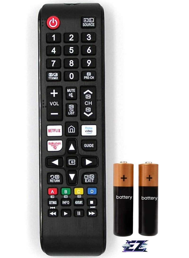 ELTRAZONE Replacement Remote Control for Samsung TV GQ85Q70TGTXZG | GQ85Q80TGTXZG | GU43TU8079 | GU43TU8079UXZG | GU50TU8079U | GU50TU8079UXZ with Battery - Image 1