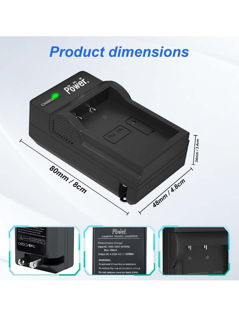 DMK Power SLB-10A Battery Charger TC600E For SAMSUNG WB150F WB500 WB690 WB700 WB750 - Image 3