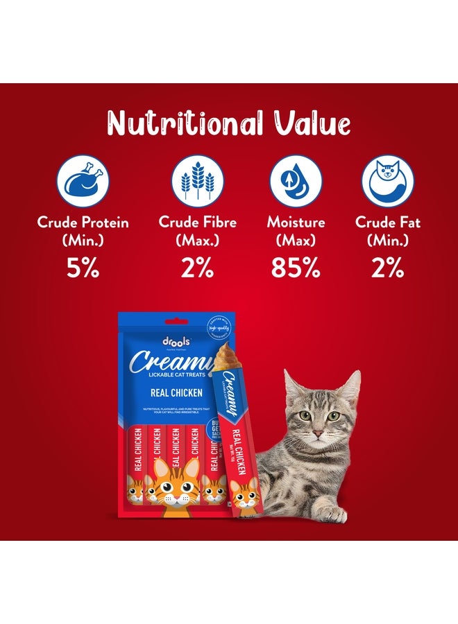 Drools Creamy Lickable Cat Treats  Real Chicken - Image 5