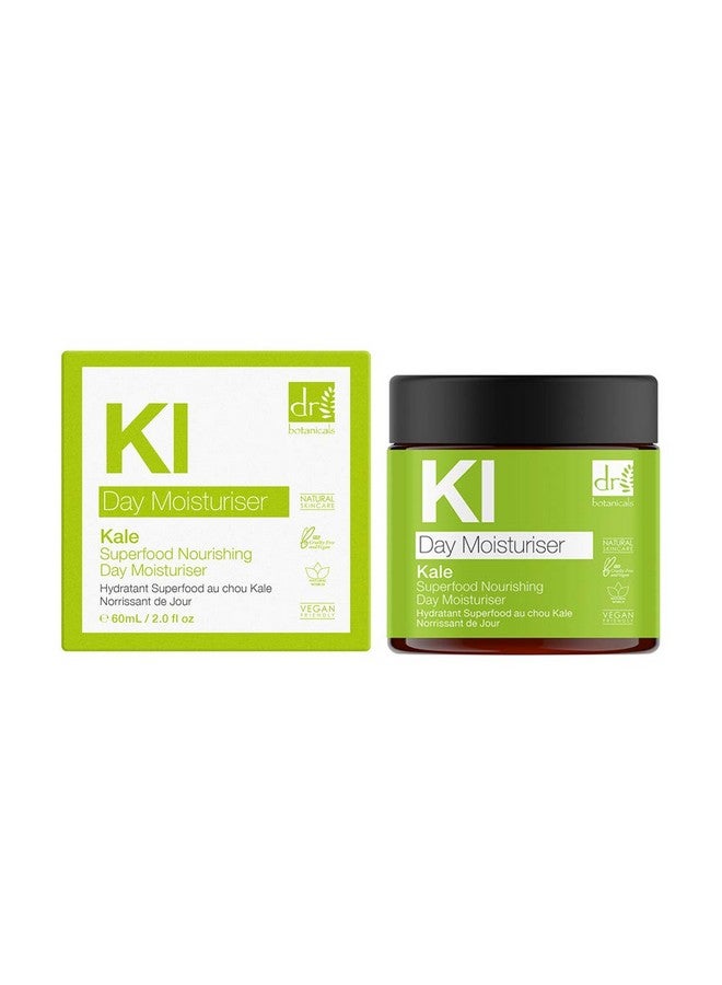 DR BOTANICALS Apothecary Superfood Nourishing Day Moisturizer With Kale Cocoa Butter Vitamins. Promotes Collages Reduces Fine Lines & Wrinkles. Natural & Vegan 60Ml - Image 1