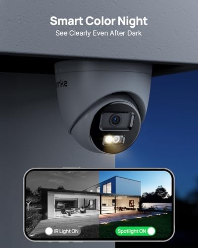 ANNKE C800 4K PoE Security Camera with AI Human/Vehicle Detection, IP Cam with Audio,Wide Angle, Remote Access, Spotlight Night Vision, IP67 Waterproof, H.265+, Support up to 512GB TF Card - Image 2
