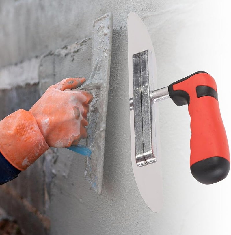 Large Masonry Plastering Trowel Concrete Float Wall Finishing Tool Stainless Steel Comfortable Grip - Image 3