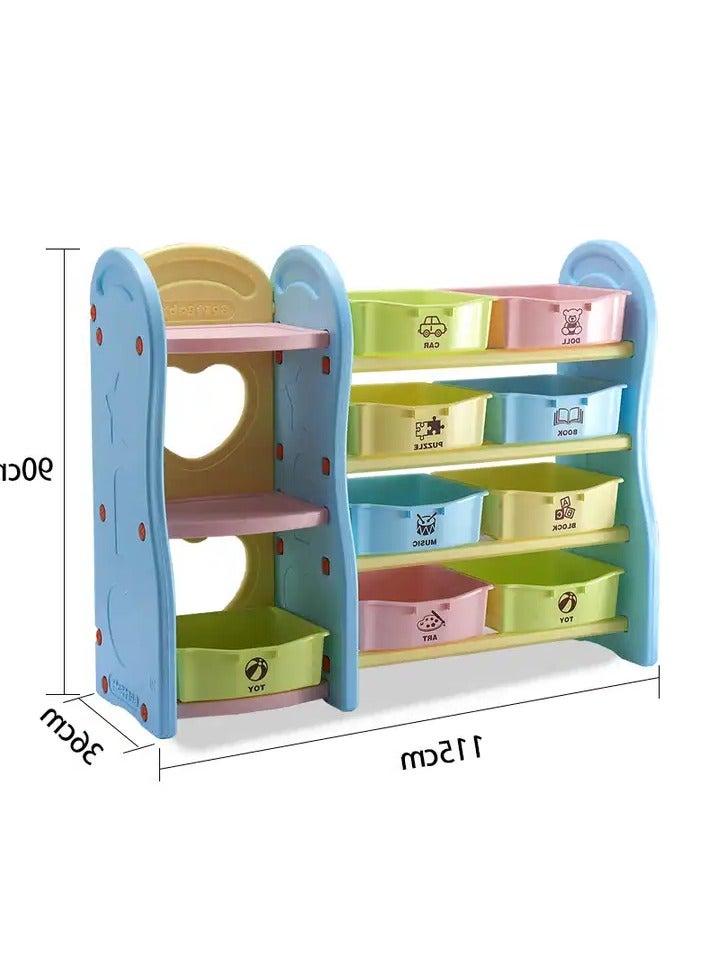 RBWTOYS منظم ألعاب متعدد الصناديق من RBW TOYS مع صناديق تخزين، صندوق ألعاب للفتيات والأولاد، متعدد الألوان - Image 2