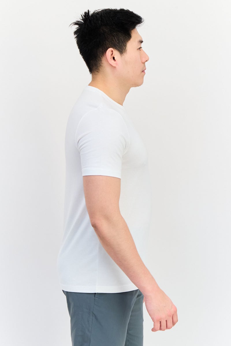 PUMA تي شيرت رياضي للرجال بأكمام قصيرة، خارجي، أبيض - Image 3