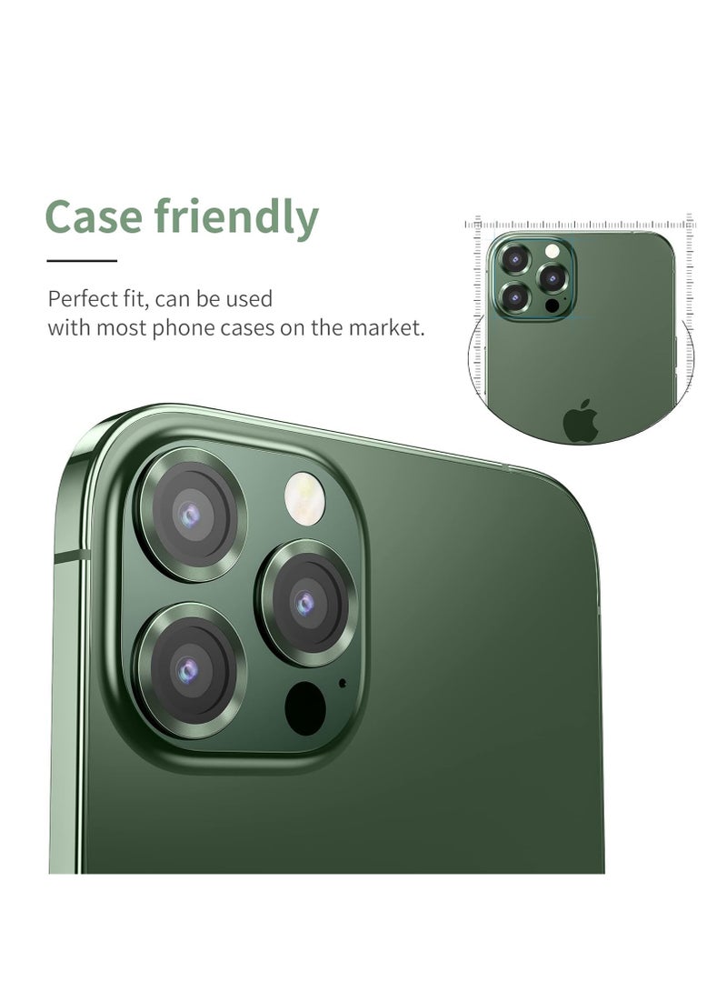 iPhone 13 Pro Max (6.7 inch)/ iPhone 13 Pro (6.1 inch) Camera Lens Protector,Anti Scrach HD Tempered Metal Glass Camera Screen Protector Shockproof Cover Film  - Image 3