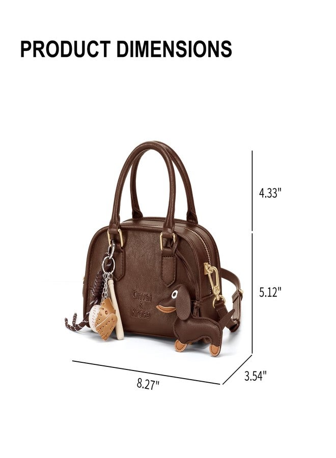 سينفايكروز حقائب كروسبودي من سينفايكروز للنساء، حقائب يد جلدية أنيقة للسيدات، حقائب صغيرة لطيفة مزينة بتعليقات وحزام قابل للتعديل - Image 5