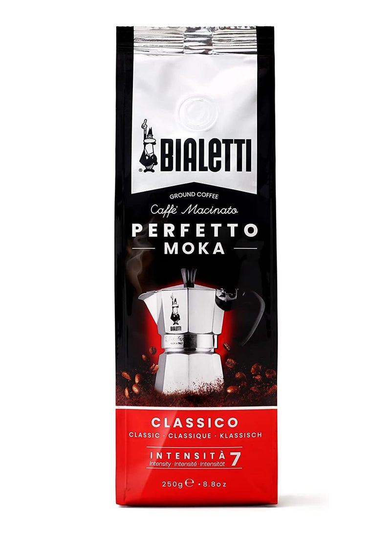 BIALeTTI - Caffe Macinato Perfetto Moka Classic Ground Coffee 250g - Image 1