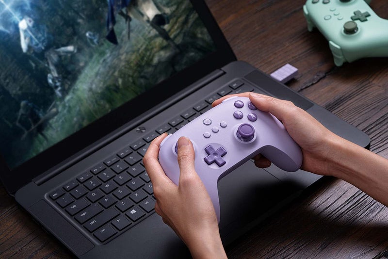 8Bitdo وحدة تحكم 8BitDo Ultimate C اللاسلكية 2.4G لجهاز الكمبيوتر ويندوز، أندرويد، ستيم ديك وراسبيري باي (أرجواني) - Image 5