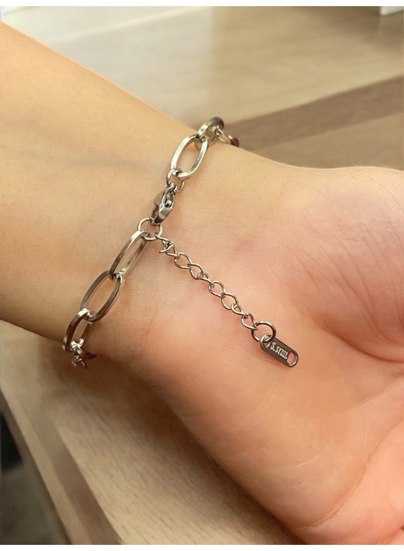 إيكوال اسوارة نسائية عصرية وأنيقة مصنوعة من الاستانلس ستيل - Image 2