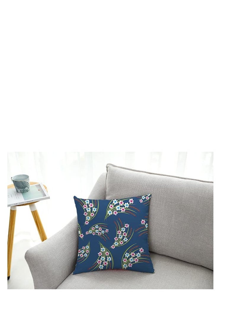Excefore 4 Pack Decorative Throw Pillow Covers, 18x18 Boho Teal Pillow Covers, Suitable for Sofa, Living Room, Garden, Balcony  - Image 4