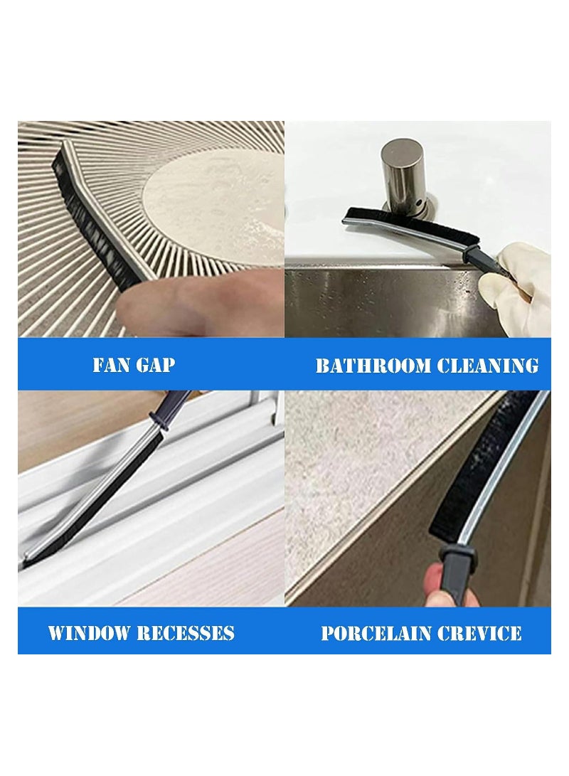 Zikra 5Pcs Gap Cleaning Brush Hard-Bristled Crevice Cleaning Brush Grout Cleaner Scrub Brush Deep Tile Small Crevice Cleaning Brush Tool Joints Brush for Kitchen Bathroom Fan Window Rails - Image 5