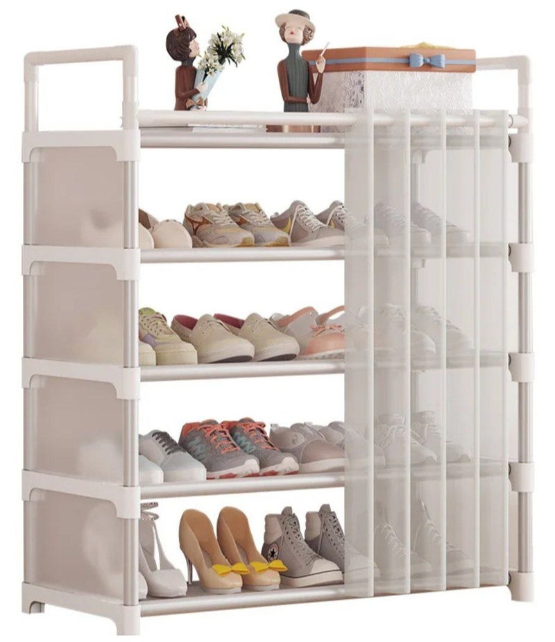 جزامة بالكفر كتان مزودة بستارة مشمع للتحكم في القفل والفتح بلاستك*قوائم معدن - Image 1