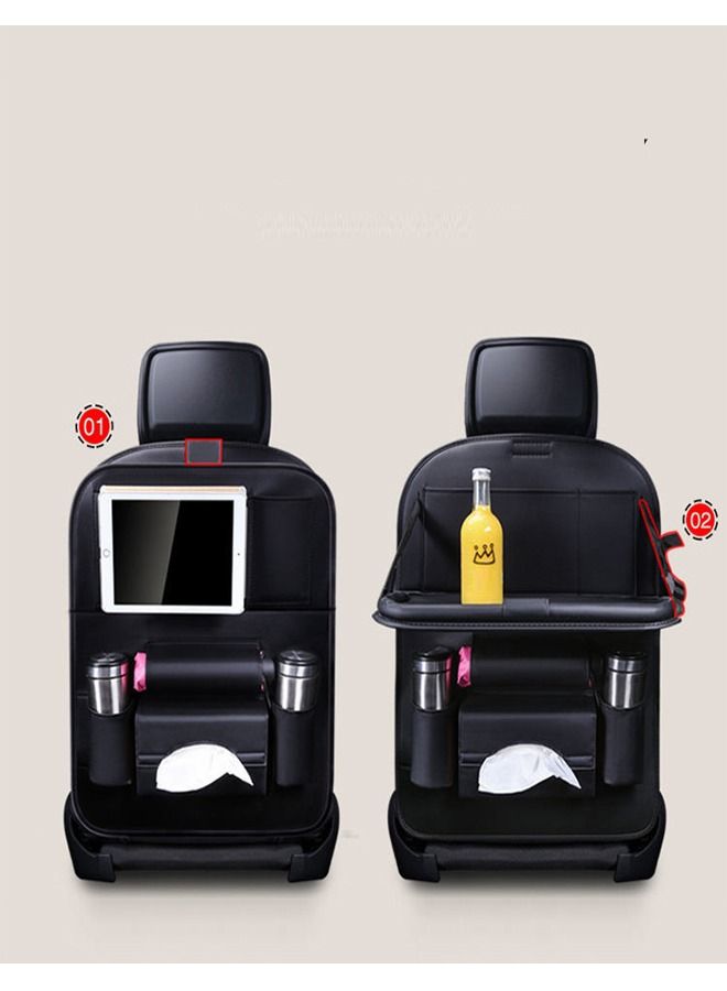 fashionhome Multifunction Car Rear Seat Storage Bag Dining Table Organizer Pouch - Image 4