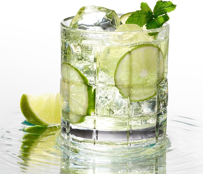 Anchor Hocking Manchester Drinking Glasses Set, 16 Piece Set (8 Rocks Glasses & 8 Tumbler Glasses) - Image 4