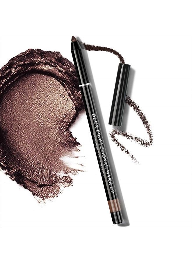 DLUX PROFESSIONAL Gel Eyeliner - 4g Stick Eye liner, Waterproof Pencil Gel Liner, Smooth Cream Eye shadow, Smudge-Free, Long-Lasting, Intense Colours, Easy To Use Korean Cosmetic