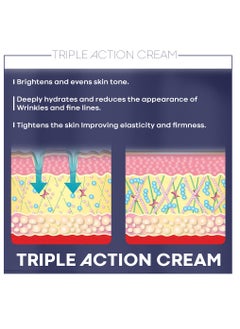Kanza Triple Action Dark Spot Corrector 50ml Anti-aging Cream Dark Spot Remover Cream for Face and Body Dark Spot Corrector Cream Brighten & Moisturizes Armpit Neck Knees Private Parts Underarm Cream  - Image 5