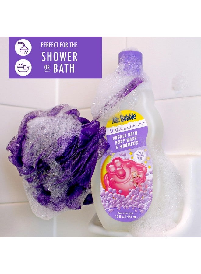 Mr. Bubble Calm And Sleep 3In1 Bubble Bath, Body Wash & Shampoo, 16 Oz., Pack Of 4 - Image 2