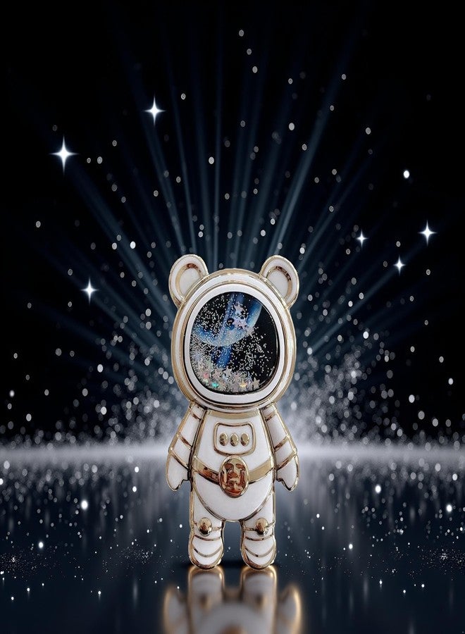 Jowxsx Astronaut Phone Holder, Adjustable Tablet Phone Ring Stand with 3D Moving Cute Phone Stand Holder,Adjustable Tablet Phone Ring Stand with 3D Moving Star Sequins for Girls Women - Image 4