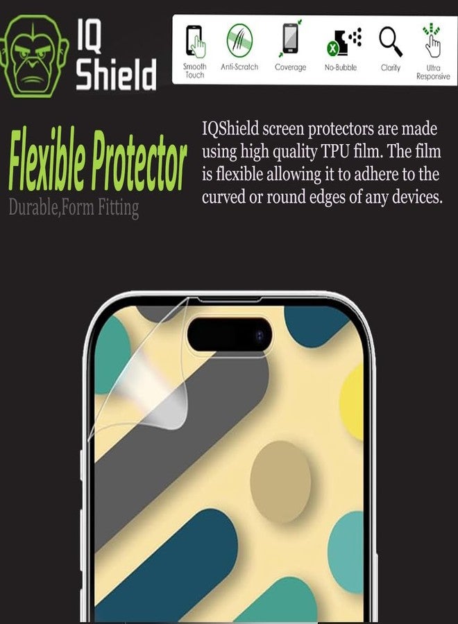 IQShield 2 Pack for Google Pixel 10/ Pixel 9 /Google Pixel 10 Pro/Pixel 9 Pro - Easy Install, Ultra Thin, Anti-Scratch, Anti-Bubble Smudge Resistant Clear TPU Film - Image 3