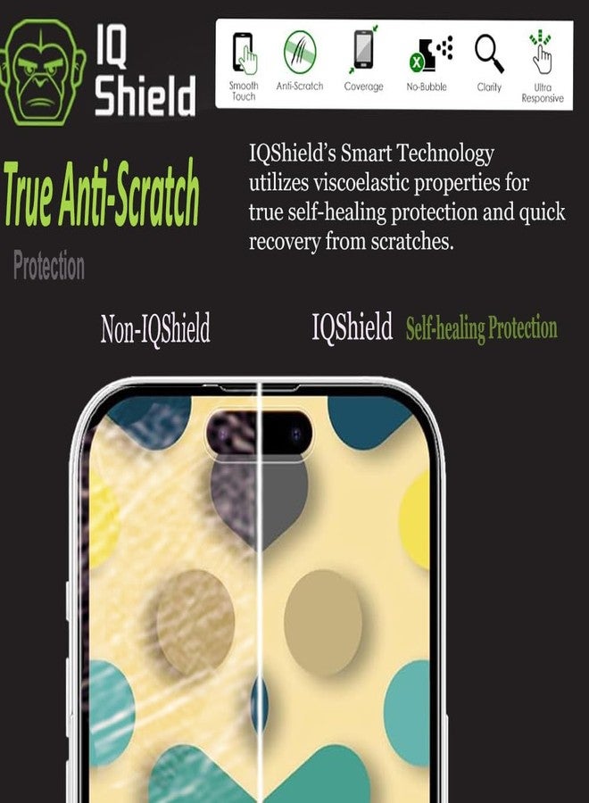 IQShield 2 Pack for Google Pixel 10/ Pixel 9 /Google Pixel 10 Pro/Pixel 9 Pro - Easy Install, Ultra Thin, Anti-Scratch, Anti-Bubble Smudge Resistant Clear TPU Film - Image 5