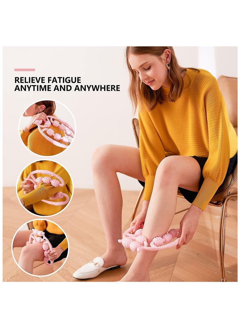 Generic Nine-Wheel Ring Leg Massager Relaxes Leg Muscles Roller To Relieve Muscle Tension And Soreness  - Image 2