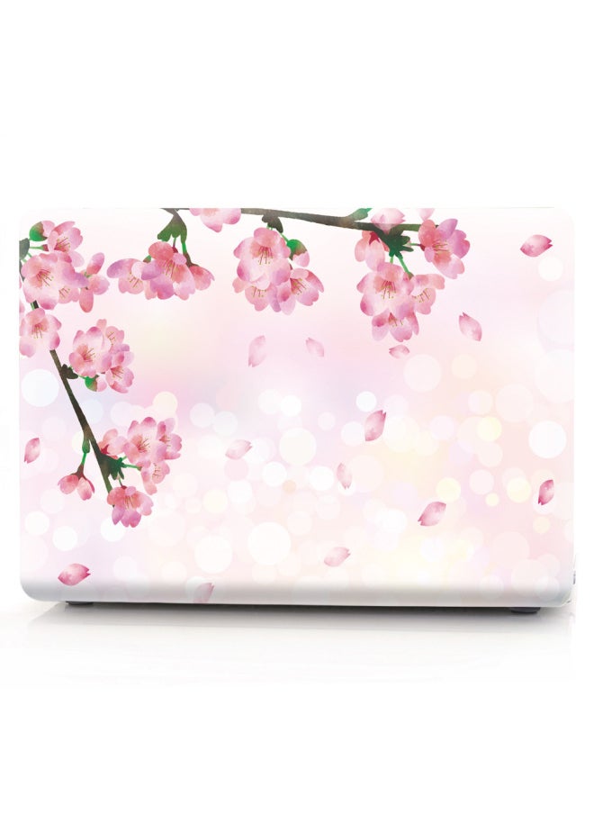 Generic - Apple Notebook Protective Case For Macbook Japanese Cherry Blossom Series Painted Frosted Case-Color:KZ-435 Cherry Blossoms-Y11-Applicable Model:13pro With Touch Bar(A1706/A1708/A1898/A2159) - Image 1