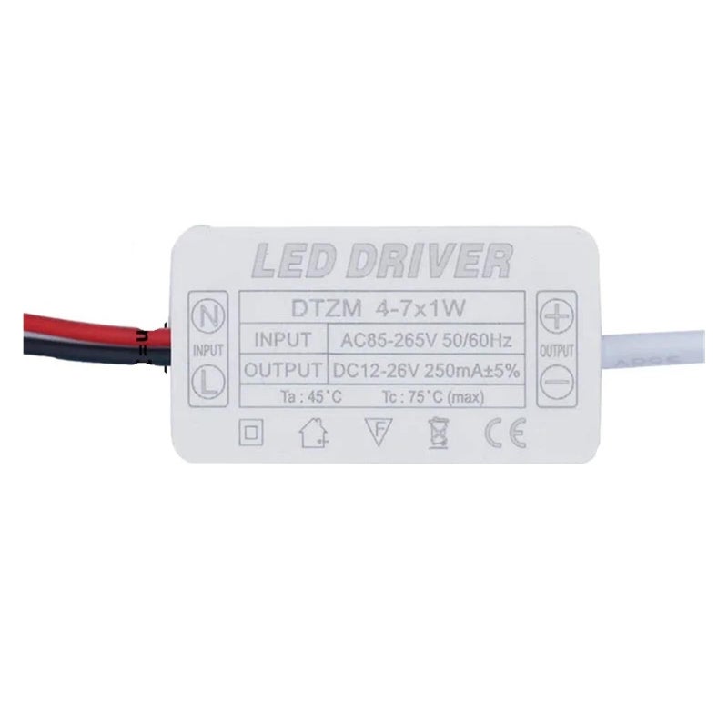 LED Driver Constant Current Power Supply 4 7W 250mA AC85 265V For 1 36W LED Lights - Image 2