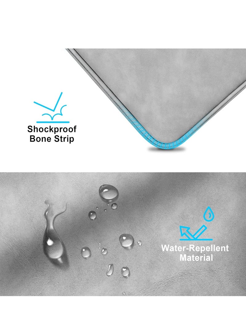 RATSAW Tablet Sleeve Case for 10.9 inch New iPad 11 inch iPad Pro 10.2 inch iPad 10.9 iPad Air 10.5 inch iPad Pro Air Galaxy Tab A8 10.5 Protective Bag Fit Apple Smart Keyboard Gray - Image 5