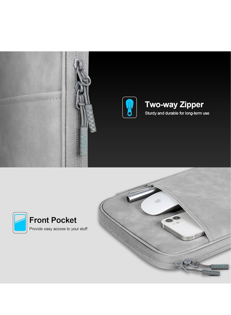 RATSAW Tablet Sleeve Case for 10.9 inch New iPad 11 inch iPad Pro 10.2 inch iPad 10.9 iPad Air 10.5 inch iPad Pro Air Galaxy Tab A8 10.5 Protective Bag Fit Apple Smart Keyboard Gray - Image 4