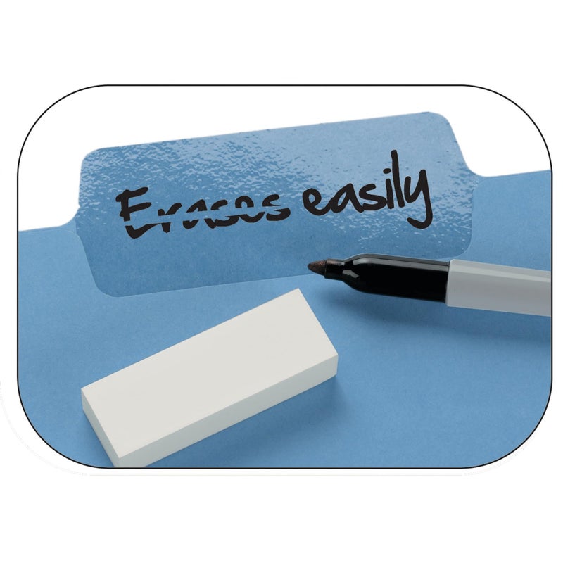 Smead مجلد ملفات Smead القابل للمسح، علامة كبيرة قابلة للمسح 1/3، حجم خطاب، ألوان أساسية متنوعة، 24 في العبوة (10480) - Image 3