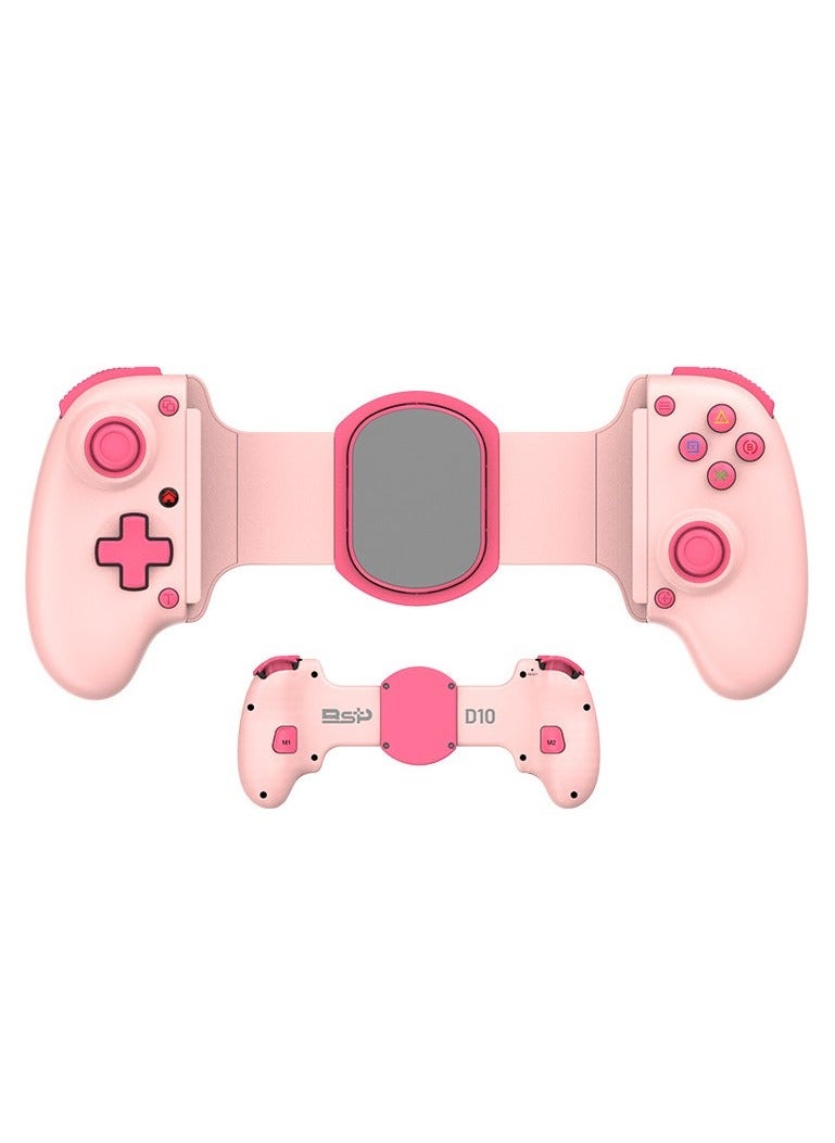 Generic D10 Extendable Gaming Controller Delta for PS4, Android, iOS, Tablets, Switch, Xbox Streaming Controller (Pink)  - Image 1