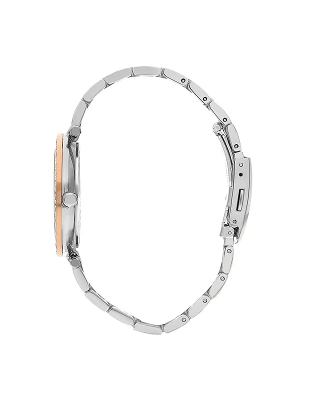 BEVERLY HILLS POLO CLUB Beverly Hills Polo Club BP3340C.520 Women's Analog Display Watch & Metal Strap Silver