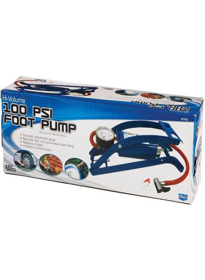 Custom Accessories 57770 '100 PSI' Deluxe Foot Pump - Image 3