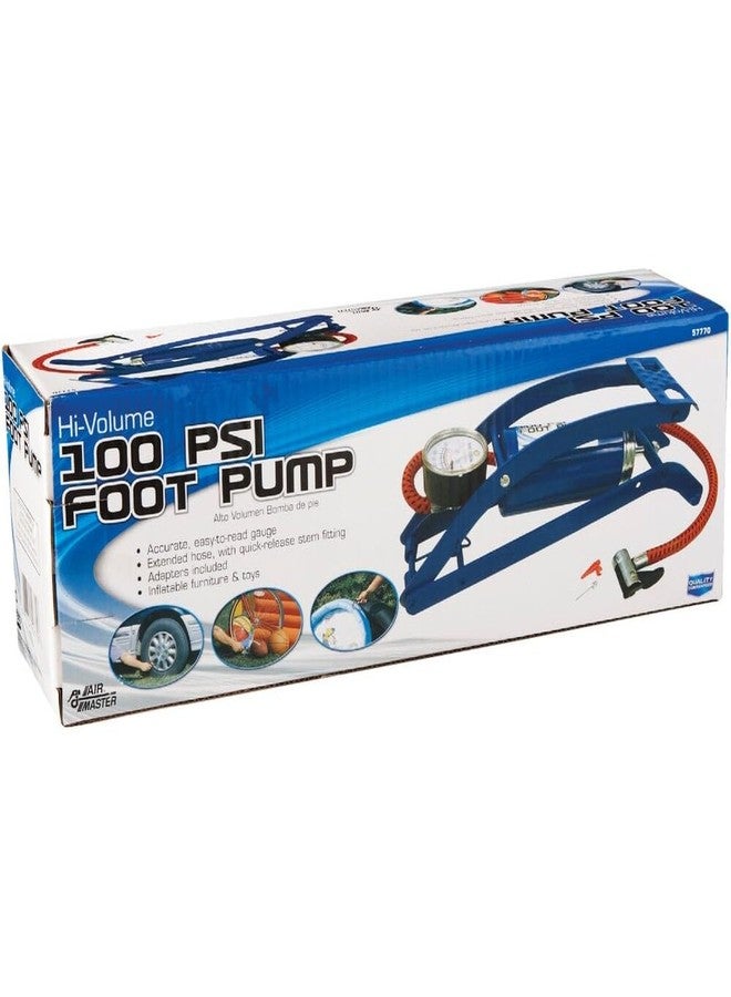 Custom Accessories 57770 '100 PSI' Deluxe Foot Pump - Image 2