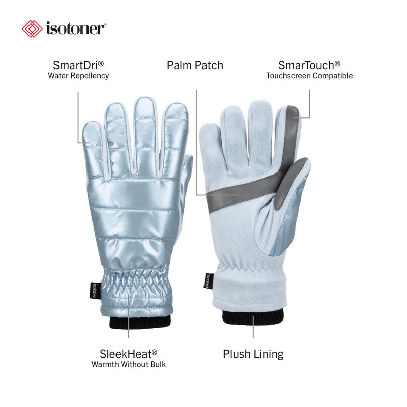 Isotoner SLKHT GLOVE W/FLEECE PALM-ULPL - Image 2