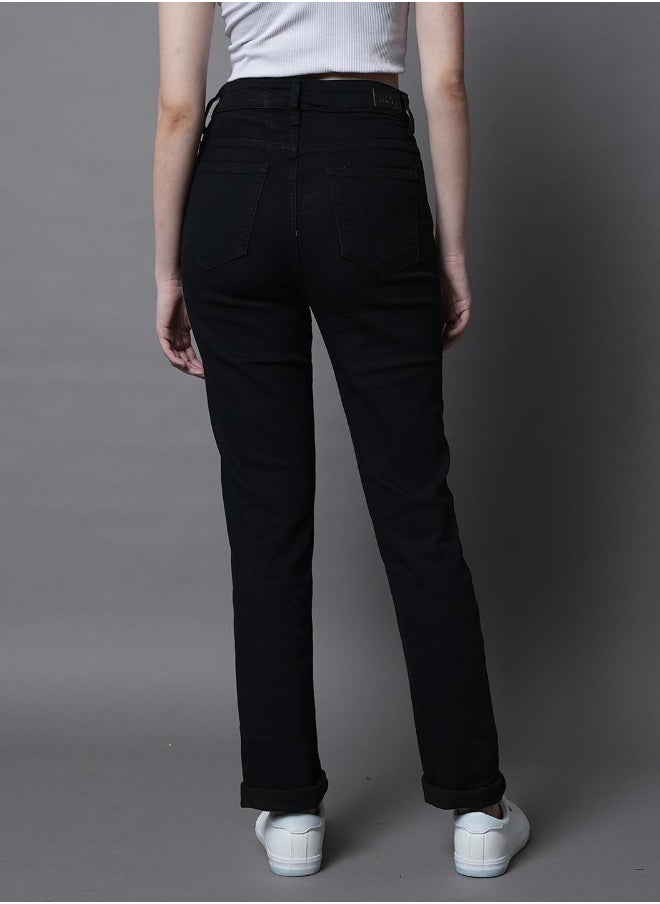 HIGH STAR Women Black Jeans  - Image 3