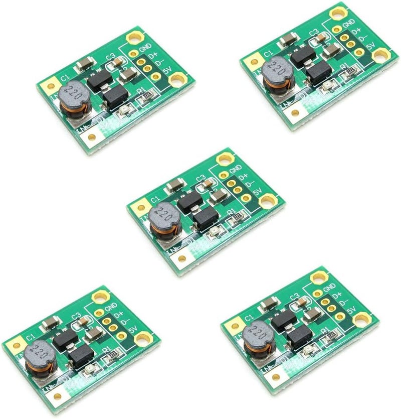 NewZoll 5 X DC 1V5V to 5V Boost Module Board Mobile Power Supply Charging Step Up Module - Image 1