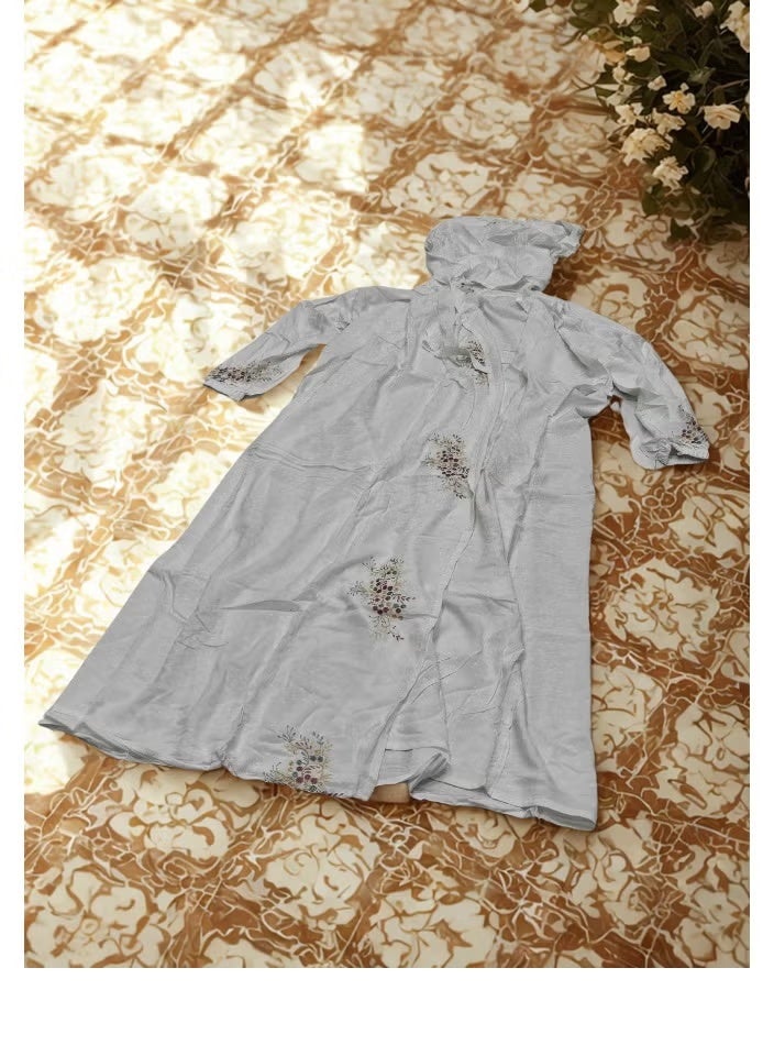 سمارت سجادة صلاه مبطنة بحشوة داخلية من الإسفنج مريحة مع شرشف، سجادة وشرشف للصلاة بتصميم رسوم إسلامية منقوشة مبطنة/شرشف صلاة ٧٠X١١٠ سم ، مقاس الجلال ٢٠٠X٢٥٠ سم - Image 2