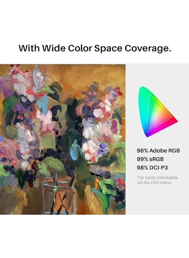 HUION Kamvas Pro 19 Graphic Tablet with 4K UHD Touchscreen | 18.4" Drawing Monitor, 96% Adobe RGB, PenTech 4.0 PW600 Stylus with 16384 Pressure Levels, Keydial Mini, Slim Pen - Image 4